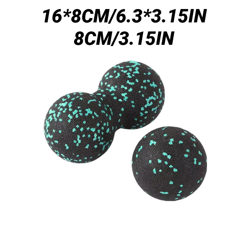 Yoga Peanut Balls Body Massage Fascia Ball Suit Foam Block High Density Muscle Relaxation Lacrosse Exercise Fitness Relieve Pain