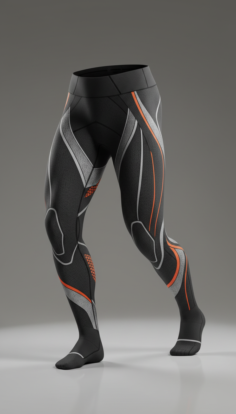 Futuristic Performance Running Tights