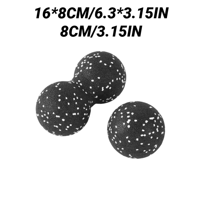 Yoga Peanut Balls Body Massage Fascia Ball Suit Foam Block High Density Muscle Relaxation Lacrosse Exercise Fitness Relieve Pain