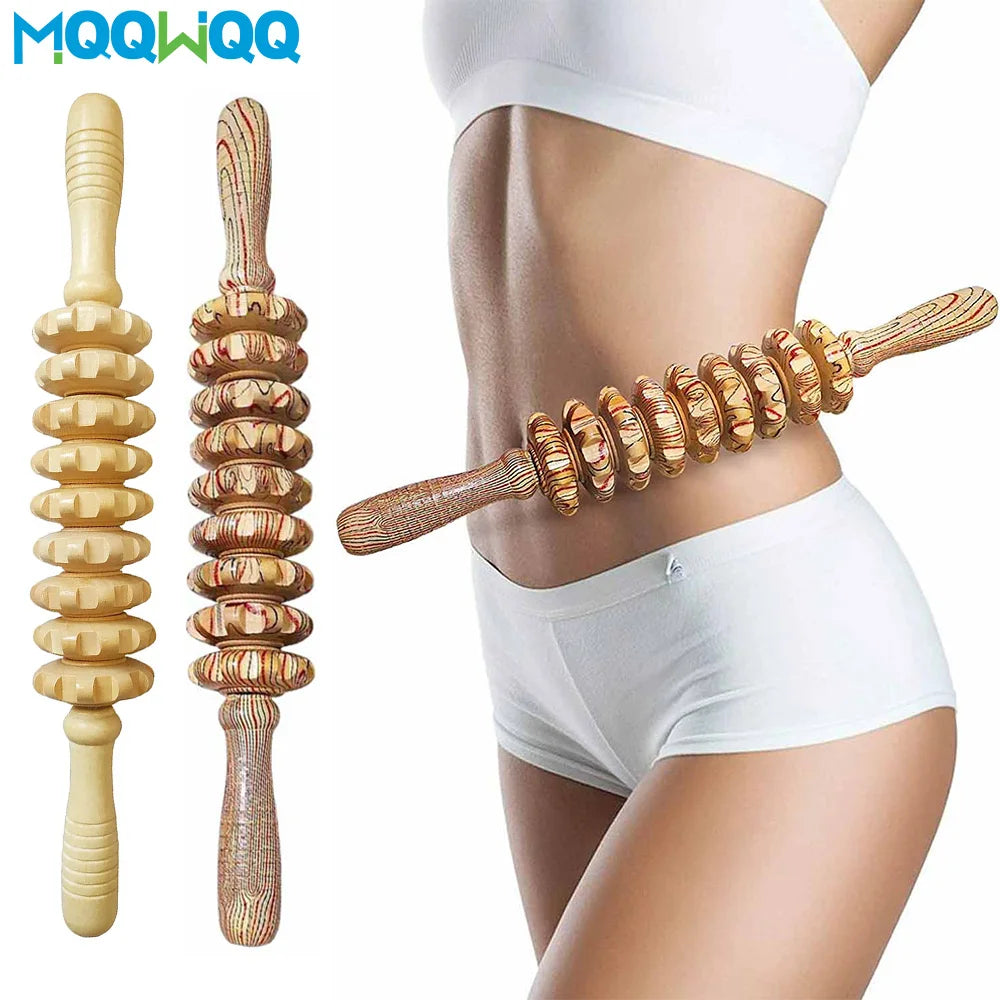 CoreRoll Wooden Muscle Roller