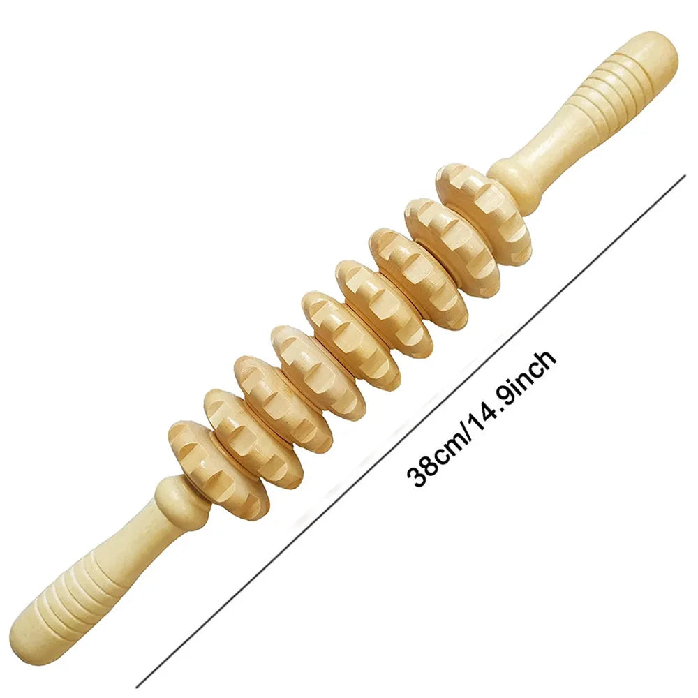 CoreRoll Wooden Muscle Roller