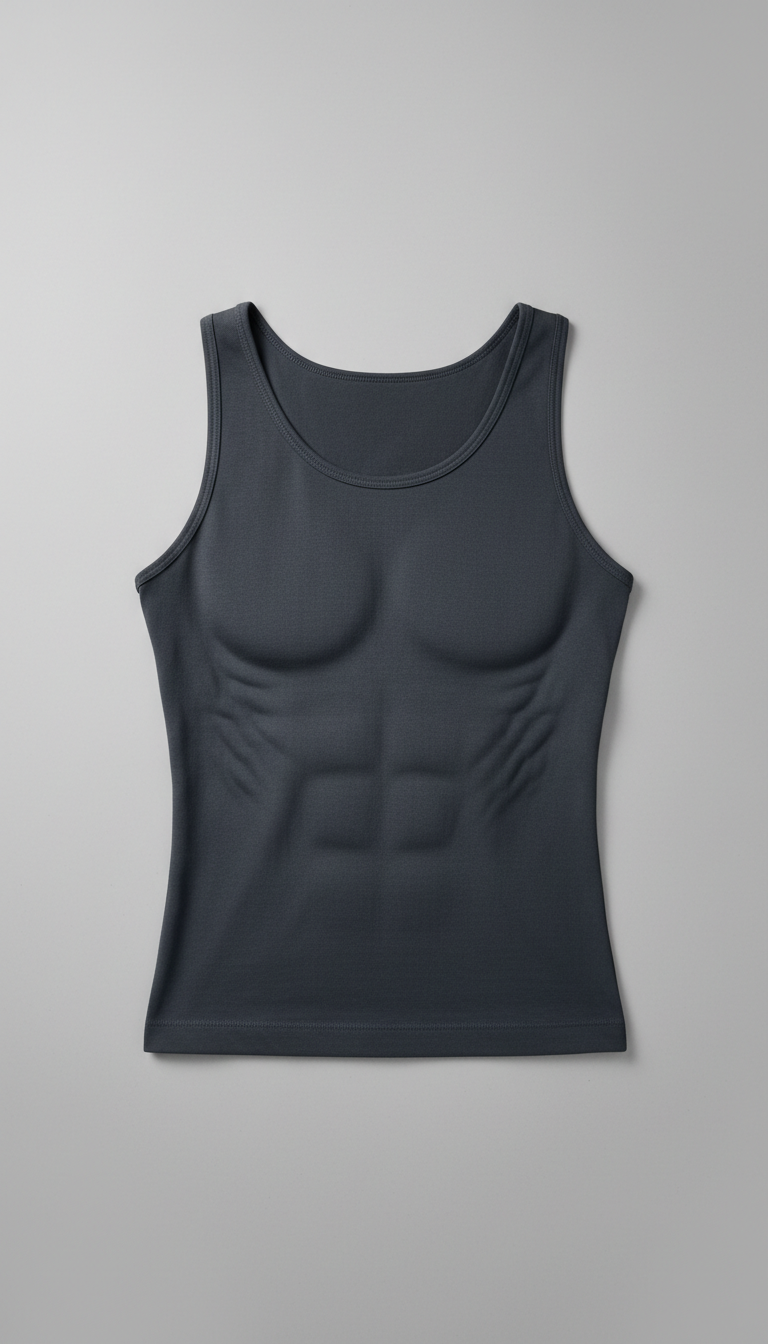 Men's Compression Tank Top - Deep Slate